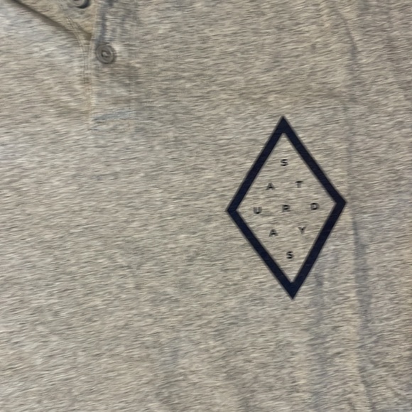 Saturdays NYC surf long sleeve block henley - Picture 2 of 4